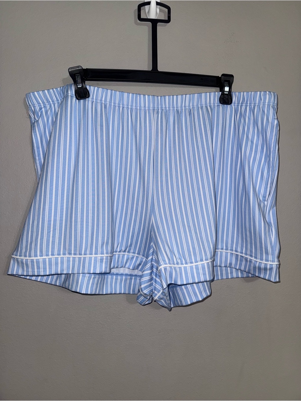 Joyspun Women’s Blue Striped Button Up Pajama Set XL - Picture 5 of 6